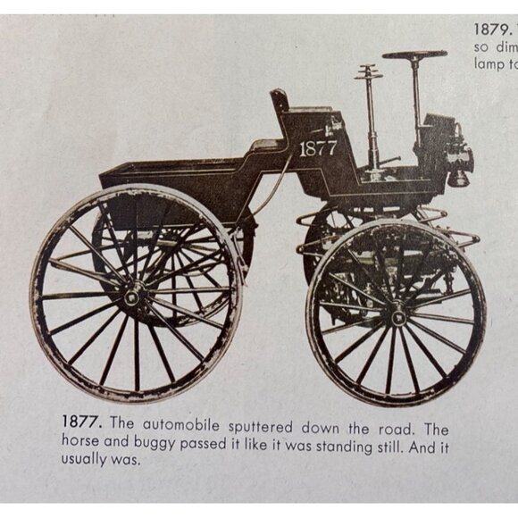 Vtg 1950 Volkswagen Station Wagon Print Advertisement They Laughed Inventions - Picture 4 of 7